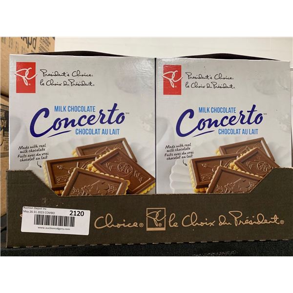 CASE LOT - PC Concerto milk Chocolate Biscuits 12x240g