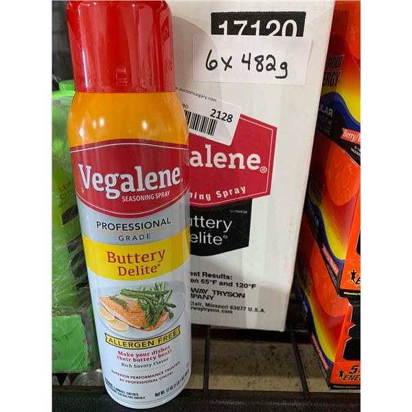 CASE LOT - Vegalene Seasoning Spray Buttery Delite 6 x 482g