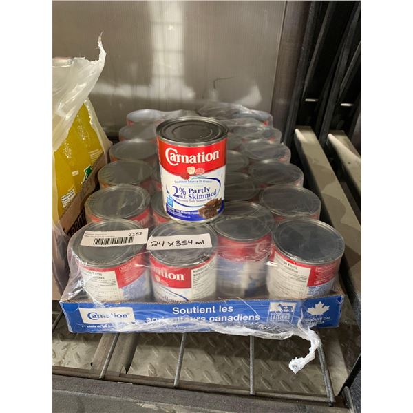 CASE LOT - Carnation 2% Partly Skimmed Evaporated milk 24x354ml