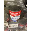 Image 2 : CASE LOT - Carnation 2% Partly Skimmed Evaporated milk 24x354ml