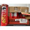 Image 1 : CASE LOT - Pringles Sour Cream & Onion Potato Chips 14x 148g