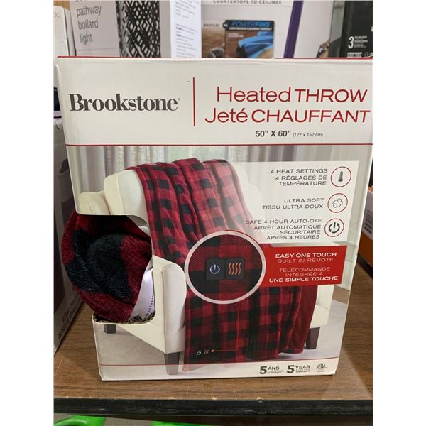 Brookstone Heated Throw 50"x60"