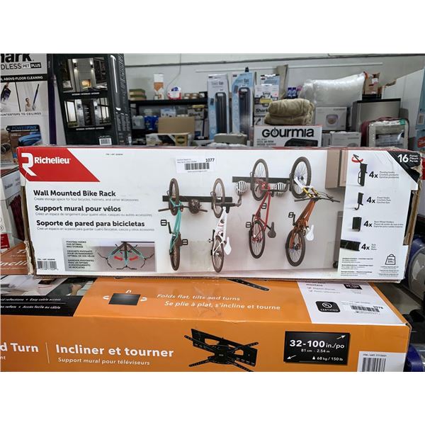 Richelieu Wall Mounted Bike Rack 16pcs