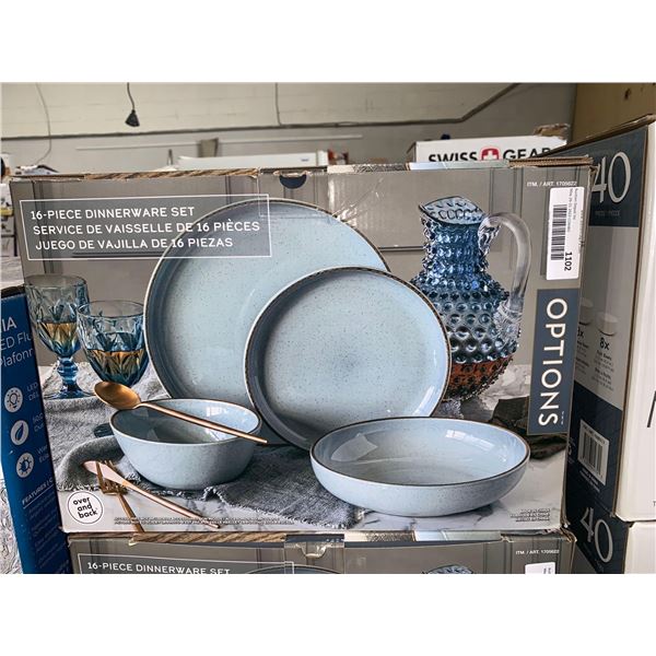 Options 16 Pc Dinnerware Set