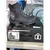 Image 1 : Icon Stormhawk Motorcycle Boot Waterproof Men's size 9.5 Black