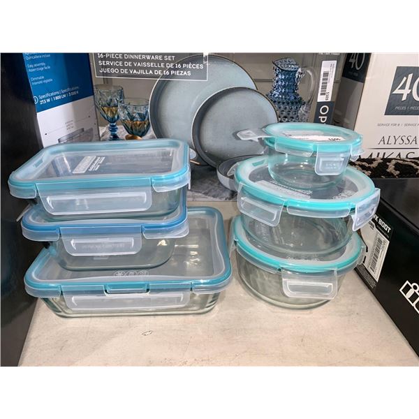 Snapware Airtight + Leakproof  Set of 6 Containers w/ Lids