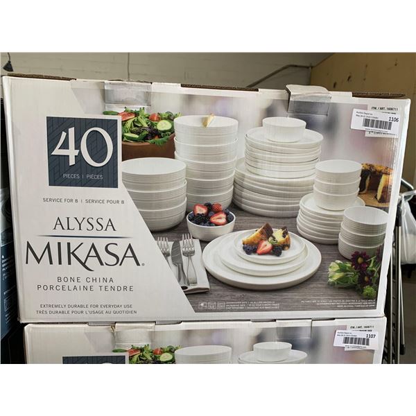 Mikasa Alyssa Bone China 40 Piece Set Service for 8