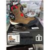 Image 1 : Icon Stormhawk Motorcycle Boot Waterproof Men's size 10 Brown