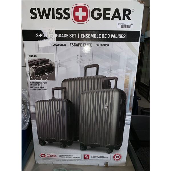 Swiss Gear 3-Pc Luggage Set Escape Elite Collection