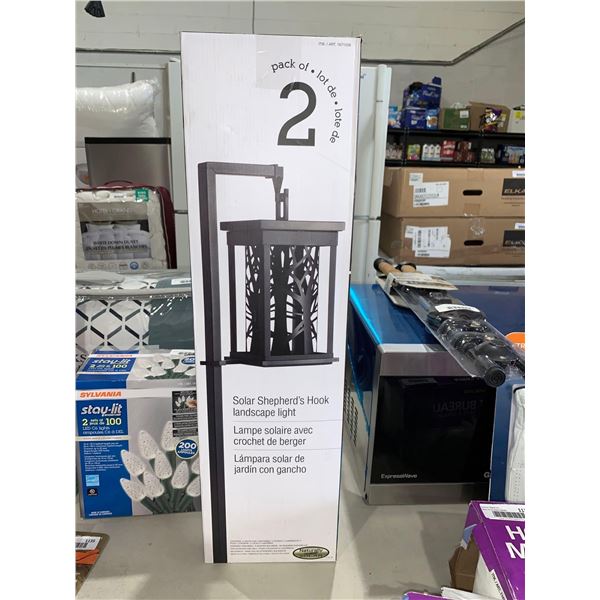 Naturally Solar Shepard's Hook Landscape Lights Pack of 2