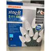 Image 2 : Sylvania Stay-Lit Warm White 2 sets of 100 LED C Lights