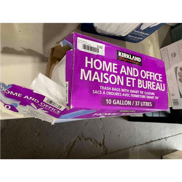 Kirkland Home & Office 10 Gallon / 37L Trash Bags