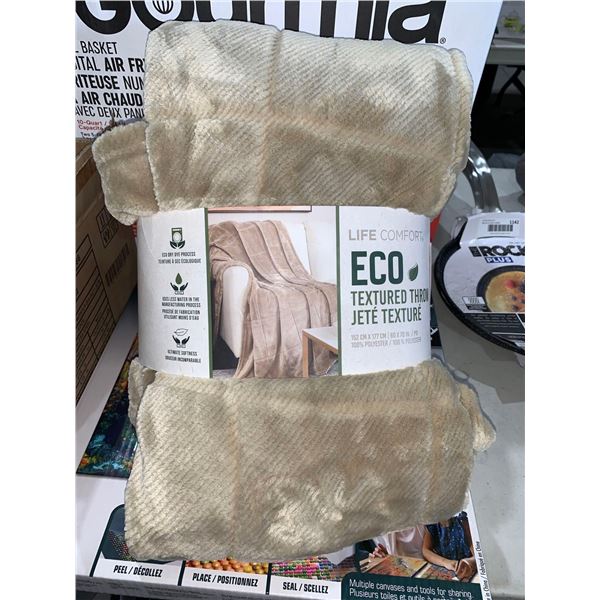 Life Comfort Eco Textured Throw 60"x70"