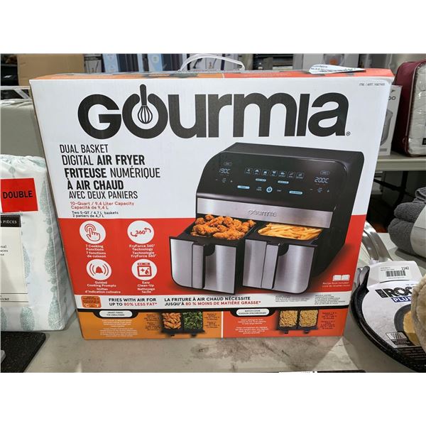 Gourmia Dual Basket Digital Air Fryer