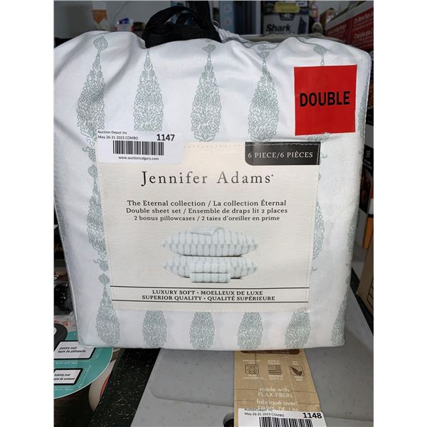 Jennifer Adams 6 piece Double Sheet Set