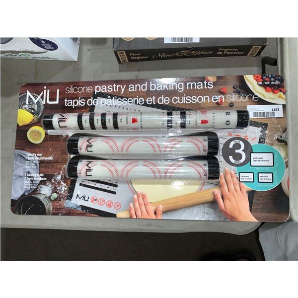 Miu Silicone Pastry & Baking mats Set