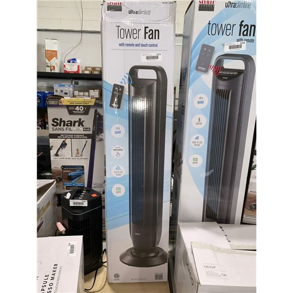 Ultra Slim Line Tower Fan W/ Remote & Touch Control