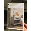 Image 2 : Nightstand With Power Grey 25"h x 24"w x 16"d