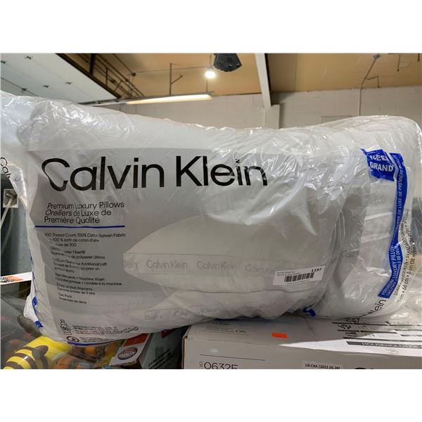 Calvin Klein Premium Luxury Pillows Queen 2 Pack