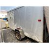 Image 15 : International 14 ft x 5.5 ft enclosed Utility Trailer , white , double barn doors, VIN 4RACS121X9N06