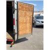 Image 24 : International 14 ft x 5.5 ft enclosed Utility Trailer , white , double barn doors, VIN 4RACS121X9N06