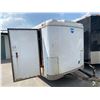 Image 5 : International 14 ft x 5.5 ft enclosed Utility Trailer , white , double barn doors, VIN 4RACS121X9N06