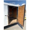 Image 7 : International 14 ft x 5.5 ft enclosed Utility Trailer , white , double barn doors, VIN 4RACS121X9N06