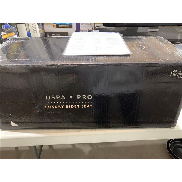 USPA Pro Elongated White 120V Luxury Bidet Seat