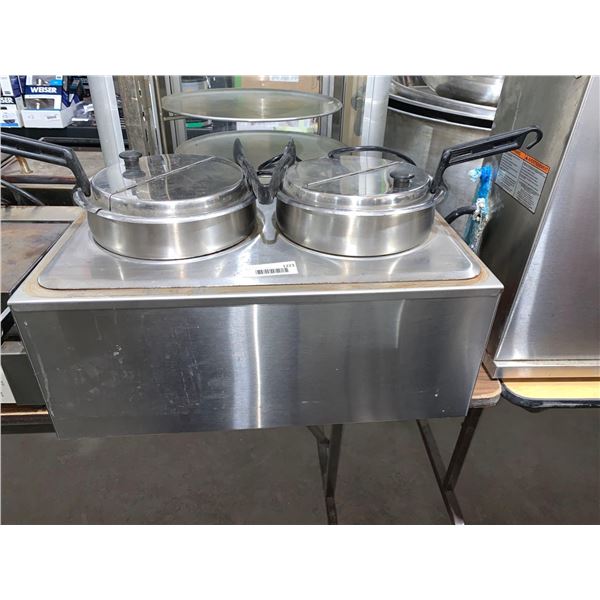 Cayenne Round Heat 'N Serve Countertop Twin Well