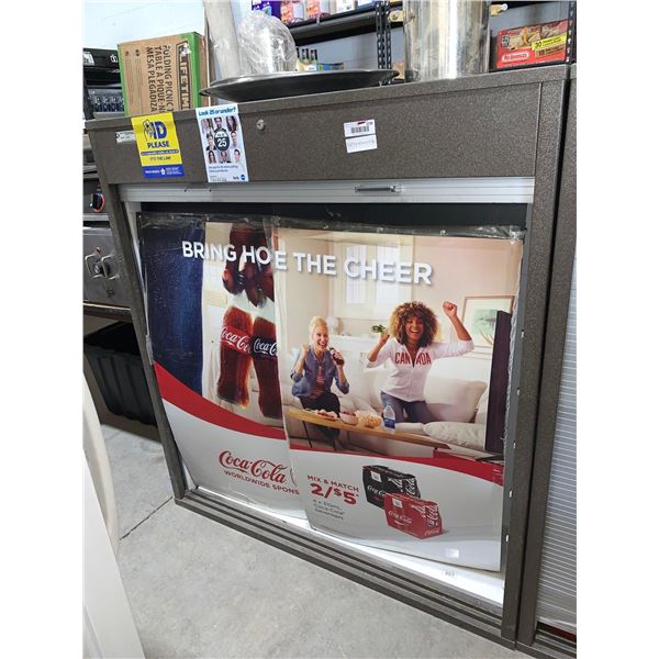 McCowan  Secure Tobacco & Cannabis Display 52"T x 4'W x 17"D