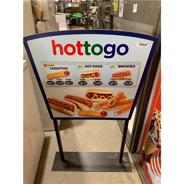 Display Sign Stand 45"tall x 27" wide