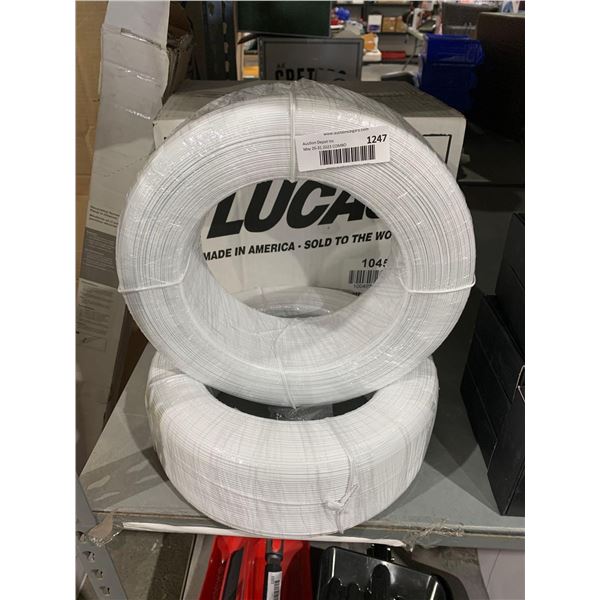 Plastic Coated Tie Wire Lot Of 2