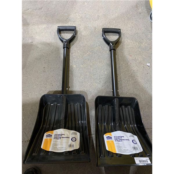 Project Source 11" Telescoping Snow Shovel Lot of 2