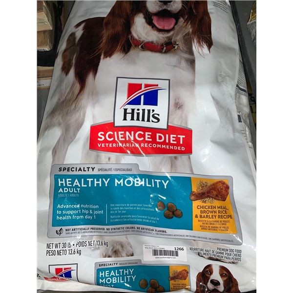 Hill's Science Diet Healthy Mobility Adult 30lb Bag Dog Food