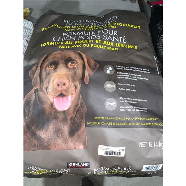 Kirkland Healthy Weight Dog Food Chicken & Veg 18.14kg