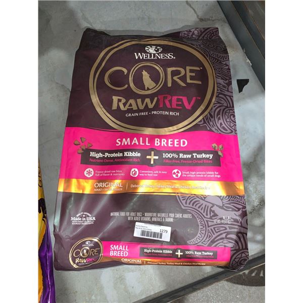 Wellness Core Raw Rev Small Breed 10LB Bag Dog Food