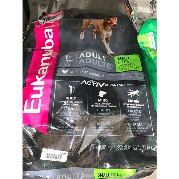 Eukanuba Adult Small Bites Chicken Dog Food 30lb Bag