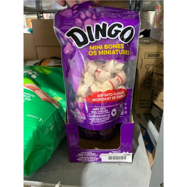Dingo Mini Bones Chicken Flavor 14 per Pack 140g x's 4
