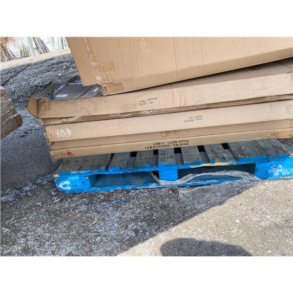 Pallet Lot Assorted New Retail Gondola Shelving Display Case components