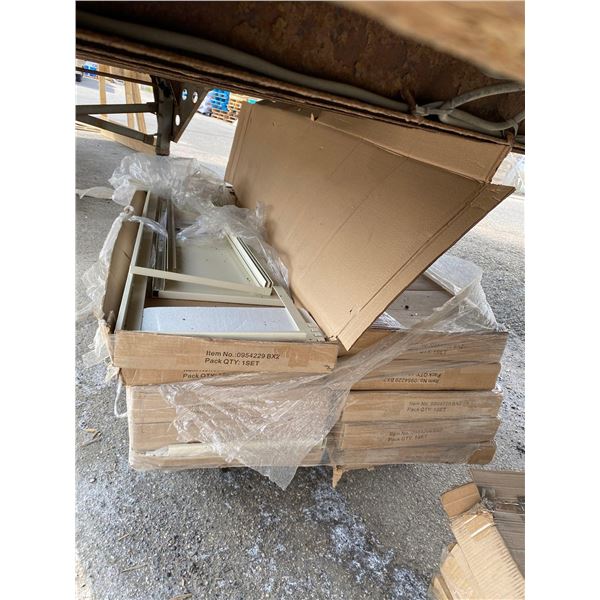 Pallet Lot Assorted New Retail Gondola Shelving Display Case components