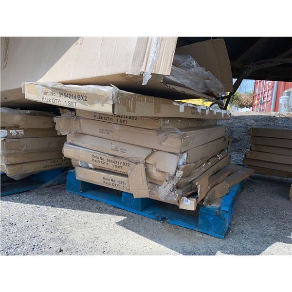 Pallet Lot Assorted New Retail Gondola Shelving Display Case components