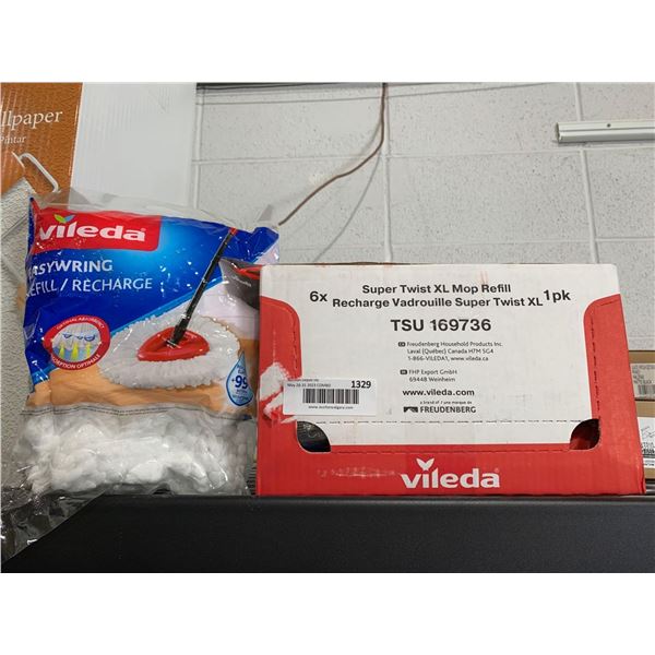 Vileda EasyWring Super Twist XL Mop Refills Lot of 6