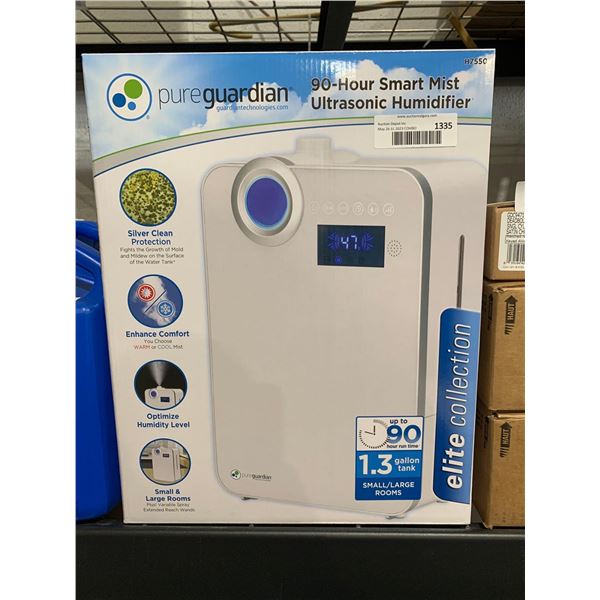 Pure Guardian 90- Hour Smart Mist UltraSonic Humidifier