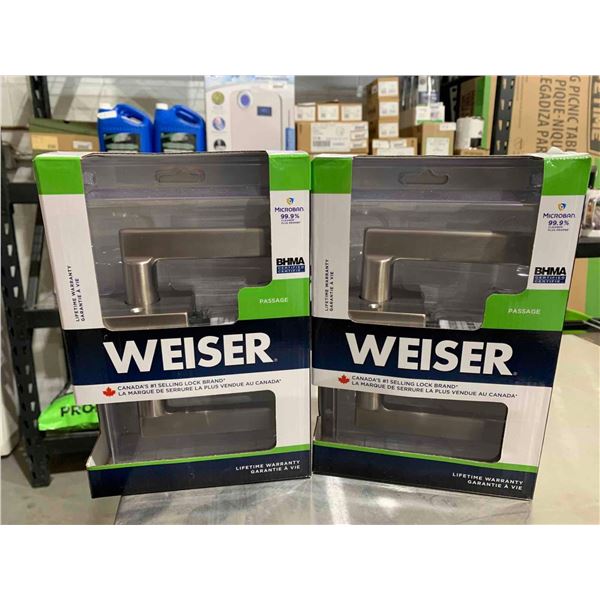 Weiser Passage Door handles Lot of 2
