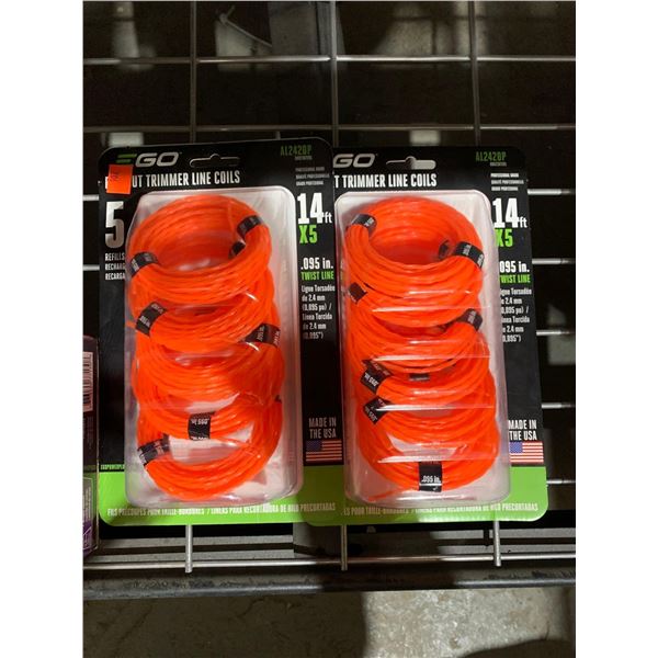 EGO ALP2420P Pre-Cut .095" Twisted Trimmer Line – 5 Pack x's 2