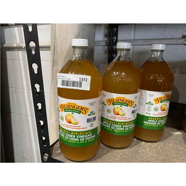 Filsinger's Organic Foods Organic Apple Cider Vinegar 3 x's 945ml