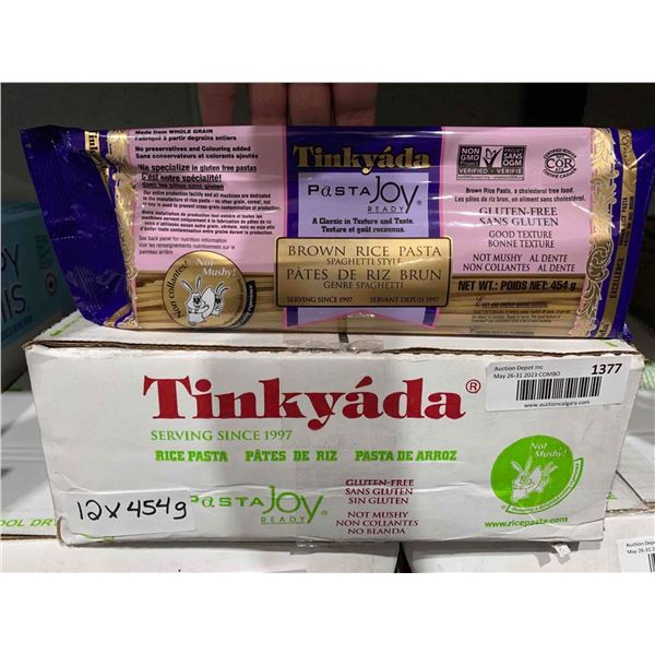 Tinkyada Brown Rice Pasta Spaghetti Style Gluten Free 12 x 454g