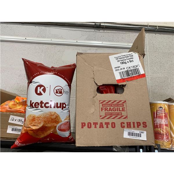 Circle K Ketchup Chips 8 x 180g