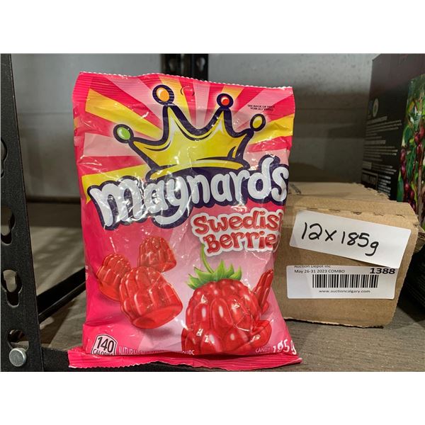 Maynards Swedish Berries Candy 12 x 185g
