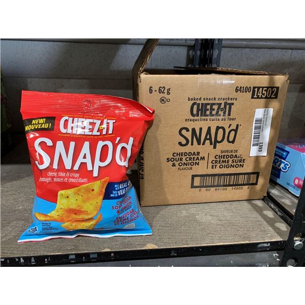 Cheez-It Snap'd Cheddar & Sour Cream & Onion Flavor Baked Snack Crackers